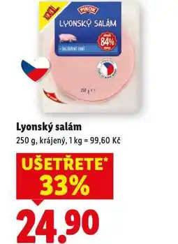Lidl Lyonský salám nabídka