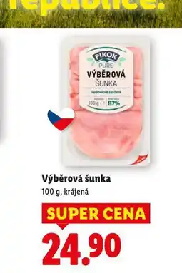 Lidl Výběrová šunka nabídka