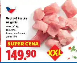 Lidl Vepřové kostky na guláš nabídka