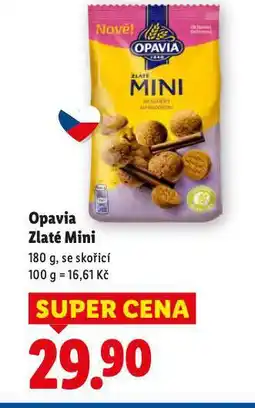 Lidl Opavia zlaté mini nabídka