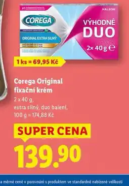 Lidl Corega fixační krém nabídka