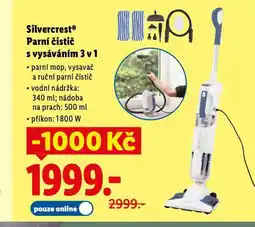 Lidl Parní čistič s vysáváním 3v1 nabídka