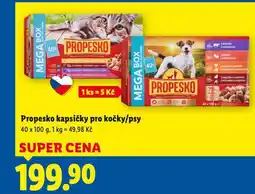 Lidl Propesko kapsičky pro kočky nabídka