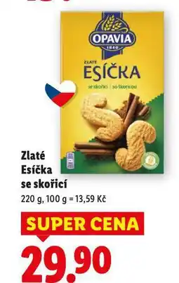 Lidl Zlaté esíčka se skořicí nabídka