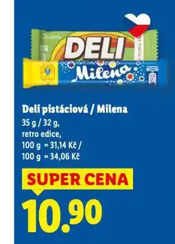 Lidl Deli pistáciová nabídka