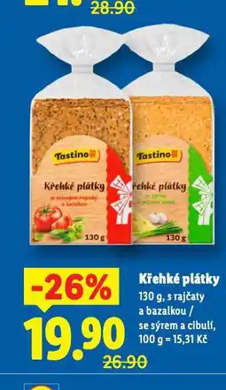Lidl Křehké plátky nabídka