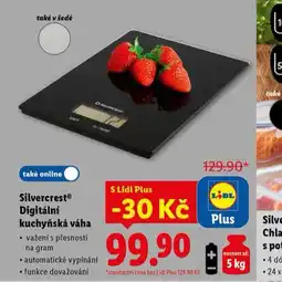 Lidl Digitální kuchyňská váha nabídka