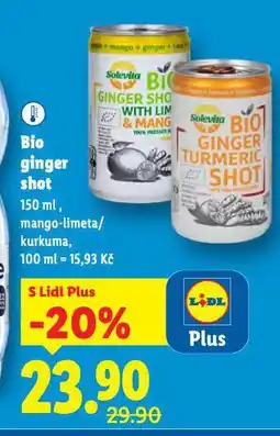 Lidl Bio ginger shot nabídka