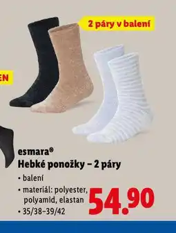 Lidl Hebké ponožky nabídka