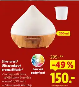 Lidl SilvercrestⓇ Ultrazvukový aroma difuzér nabídka