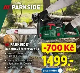 Lidl PARKSIDE Benzínová řetězová pila nabídka