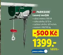 Lidl PARKSIDE Lanový naviják nabídka