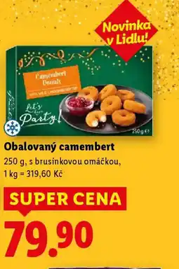 Lidl Obalovaný camembert nabídka