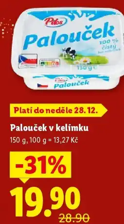 Lidl Pilos Palouček v kelímku nabídka