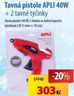 SEVT Tavná pistole APLI 40W + 2 tavné tyčinky nabídka