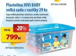 SEVT Plastelína JOVI BABY velká sada s razítky 29 ks nabídka