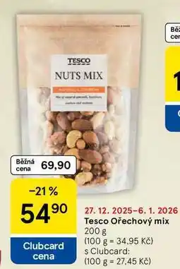 Tesco Tesco Ořechový mix, 200 g nabídka