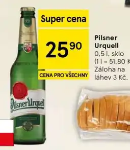Tesco Pilsner Urquell nabídka