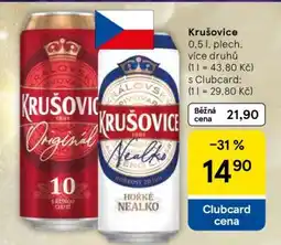 Tesco Krušovice nabídka