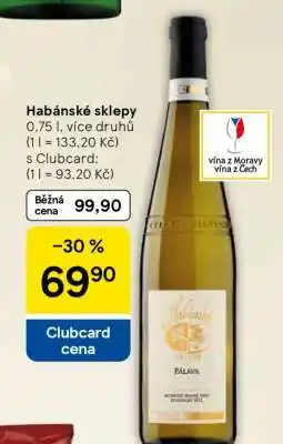 Tesco Habánské sklepy nabídka