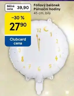 Tesco Fóliový balónek Půlnoční hodiny nabídka