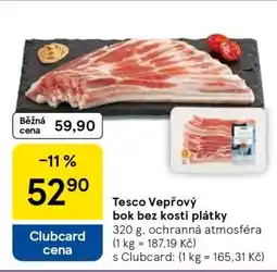 Tesco Tesco Vepřový bok bez kosti plátky nabídka