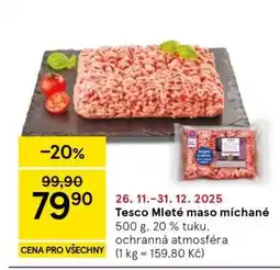 Tesco Tesco Mleté maso míchané nabídka