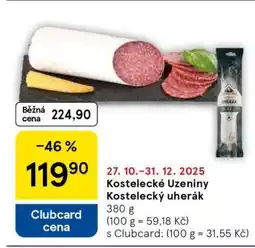 Tesco Kostelecké Uzeniny Kostelecký uherák nabídka