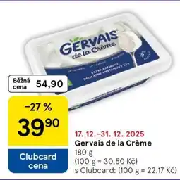 Tesco Gervais de la Créme nabídka