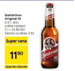 Tesco Gambrinus Originál 10 nabídka