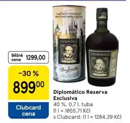 Tesco Diplomático Reserva Exclusiva nabídka
