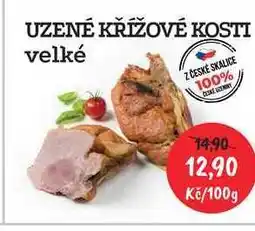 RABBIT řeznictví UZENÉ KŘÍŽOVÉ KOSTI velké 100g nabídka