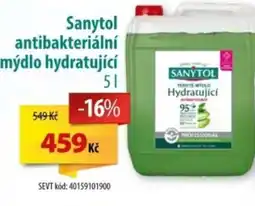 SEVT Sanytol antibakteriální mýdlo hydratující nabídka