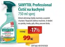 SEVT SANYTOL Professional Čistič na kuchyně nabídka