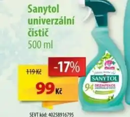 SEVT Sanytol univerzální čistič nabídka