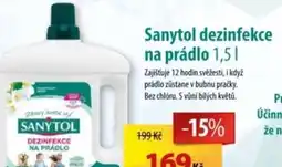 SEVT Sanytol dezinfekce na prádlo nabídka