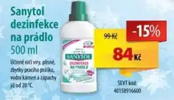 SEVT Sanytol dezinfekce na prádlo nabídka