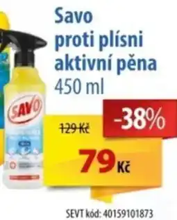 SEVT Savo proti plísni aktivní pěna nabídka