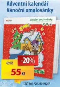 SEVT Adventní kalendář Vánoční omalovánky nabídka