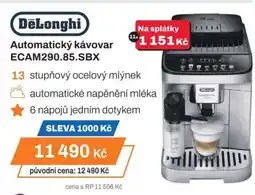 Expert DeLonghi Automatický kávovar ECAM290.85.SBX nabídka