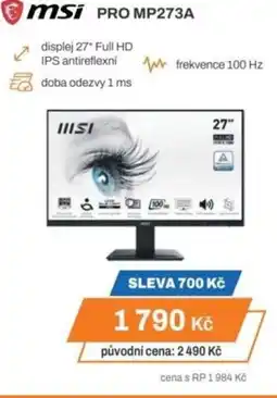 Expert MSI PRO MP273A nabídka