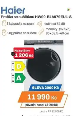 Expert Haier Pračka se sušičkou HW90-B14979EU1-S nabídka