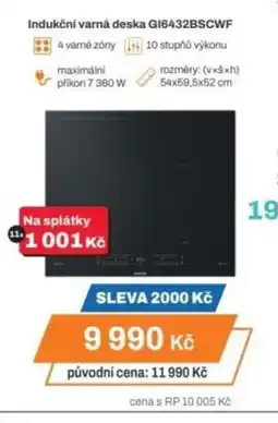 Expert Gorenje Indukční varná deska G16432BSCWF nabídka