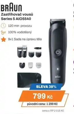 Expert BRAUN Zastřihovač vousů Series 5 AIO5540 nabídka
