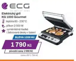 Expert ECG Elektrický gril KG 1000 Gourmet nabídka