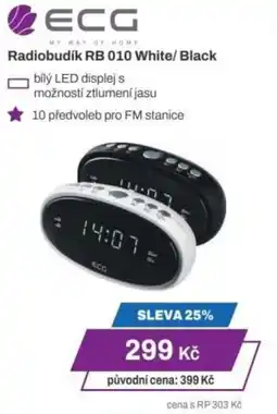 Expert ECG Radiobudík RB 010 White/Black nabídka