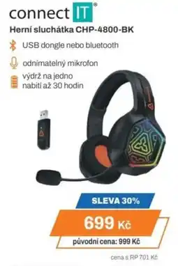 Expert Connect IT Herní sluchátka CHP-4800-BK nabídka