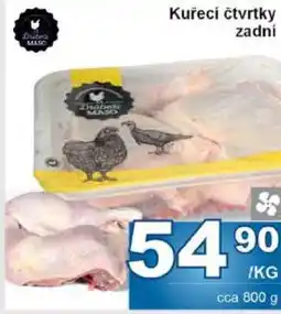 Jip Kuřecí čtvrtky zadní nabídka