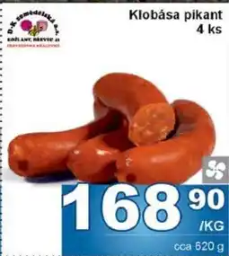 Jip KLOBÁSA PIKANT nabídka