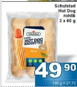 Jip Schulstad Hot Dog rohlík nabídka
